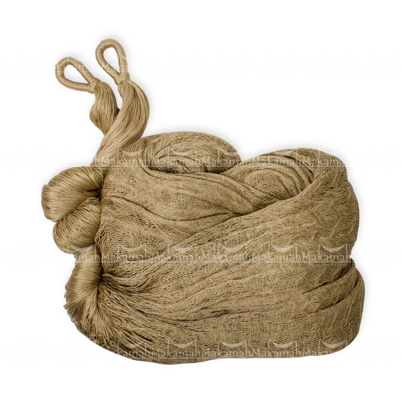 Hamaca con Flecos BOHO en Hilo Delgado Kaki