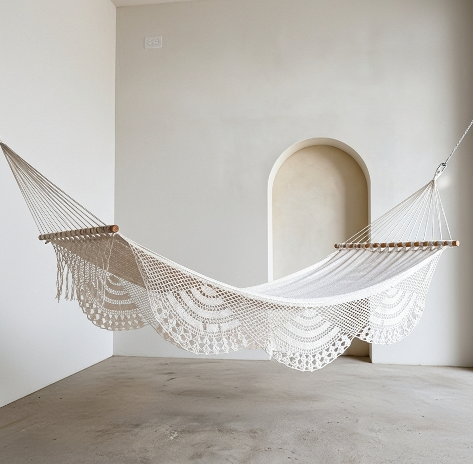 Hamaca Maya con Tejido de Gancho