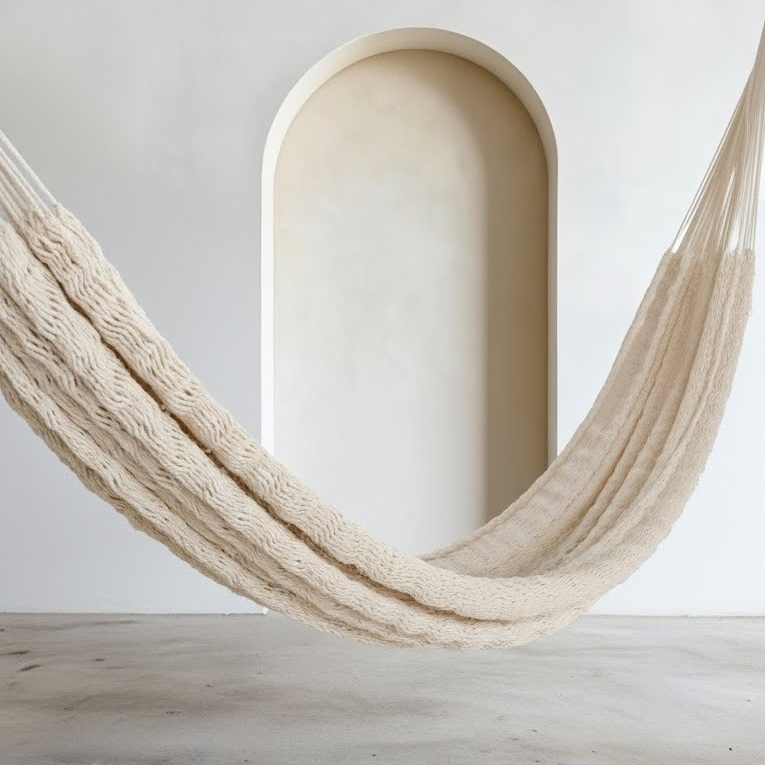 Hamaca Tradicional Algodón Crudo