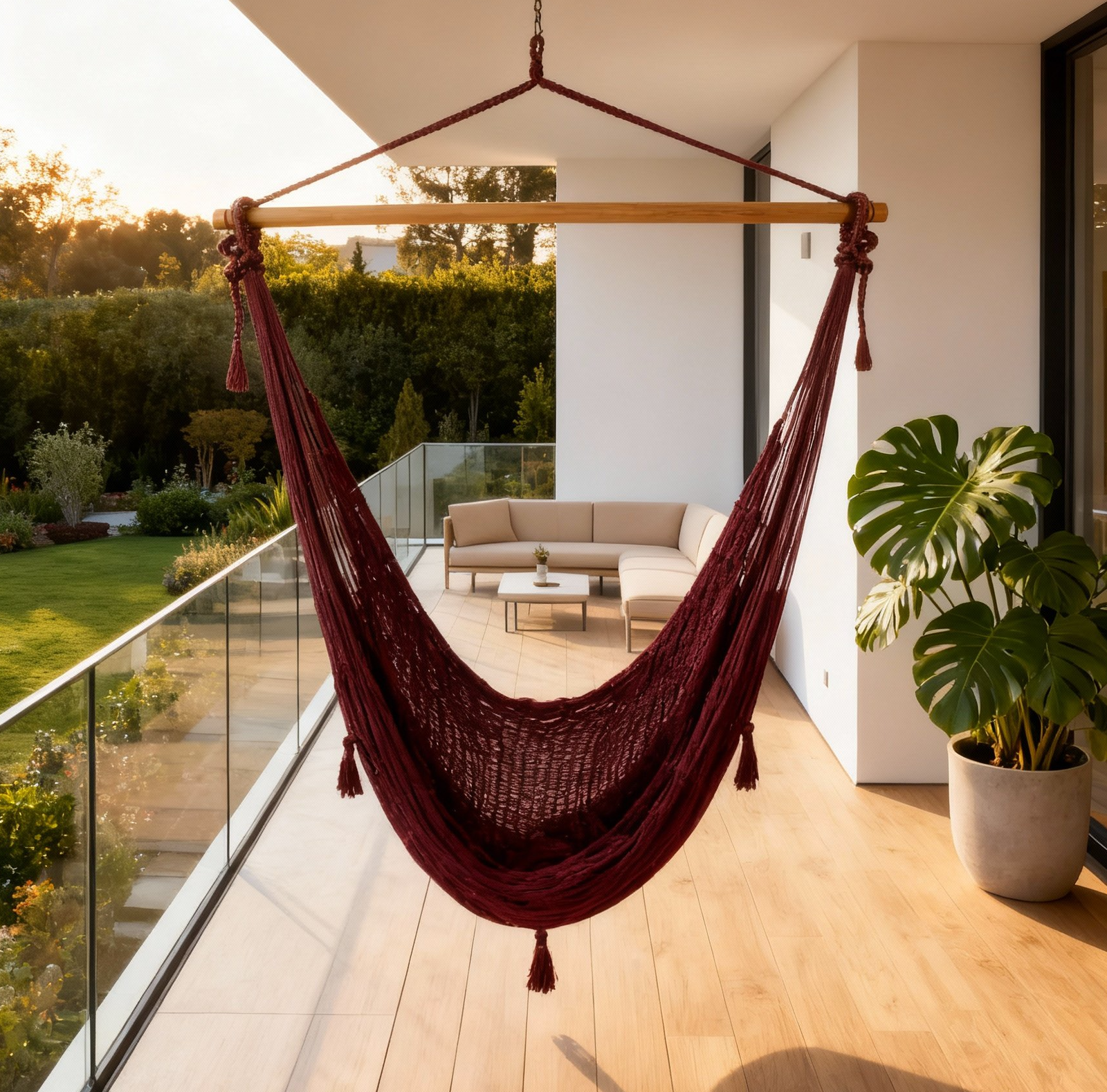 Columpio Algodón Vino