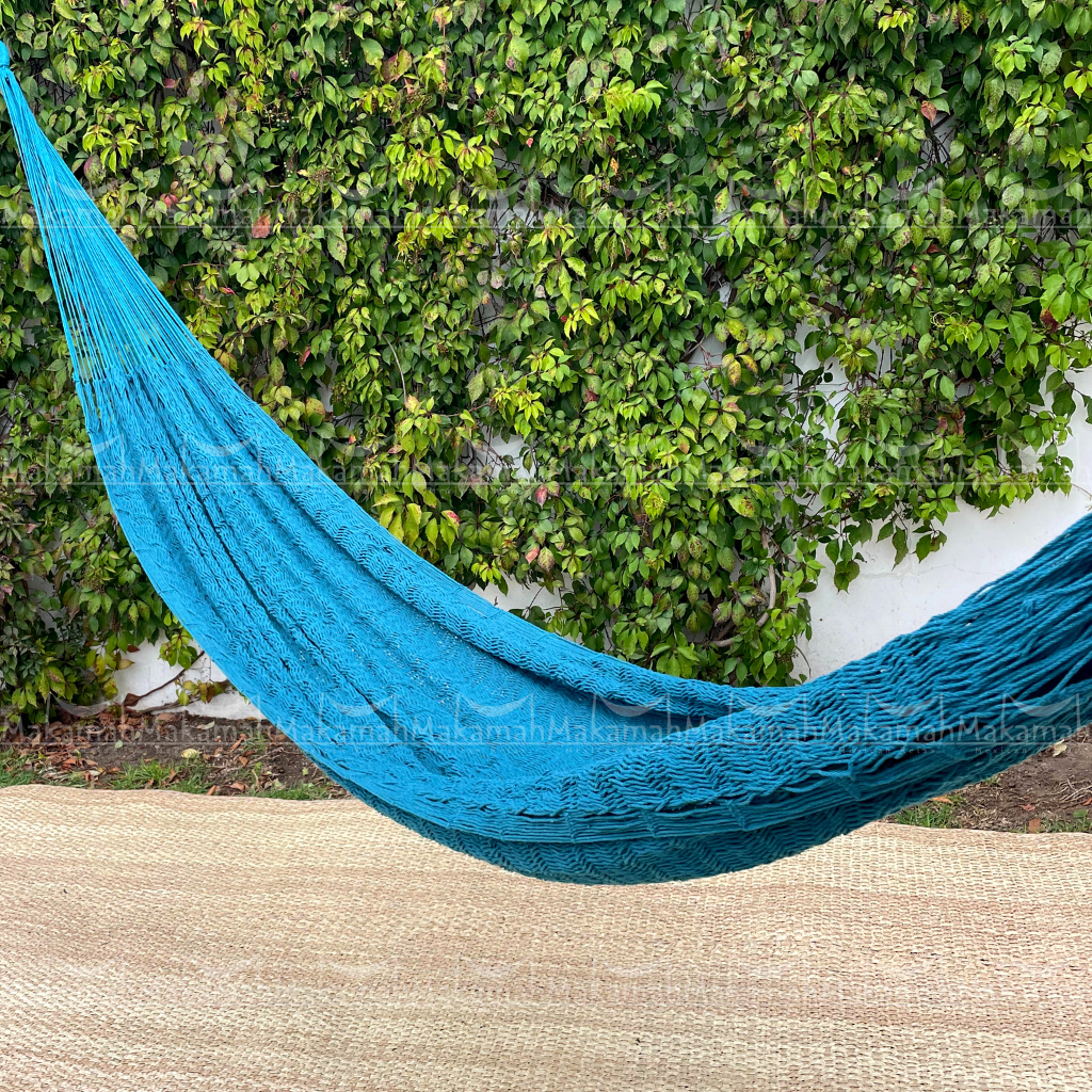 Hamaca Tradicional Algodón Turquesa