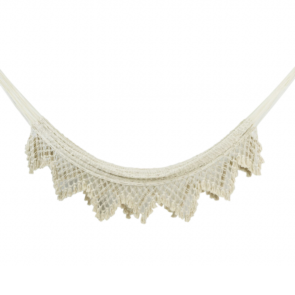 Hamaca Boho con Macramé "Marrakesh" Natural