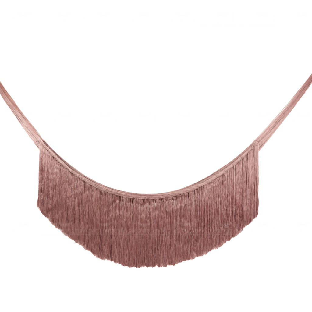 Hamaca con Flecos BOHO en Hilo Delgado Rose Gold