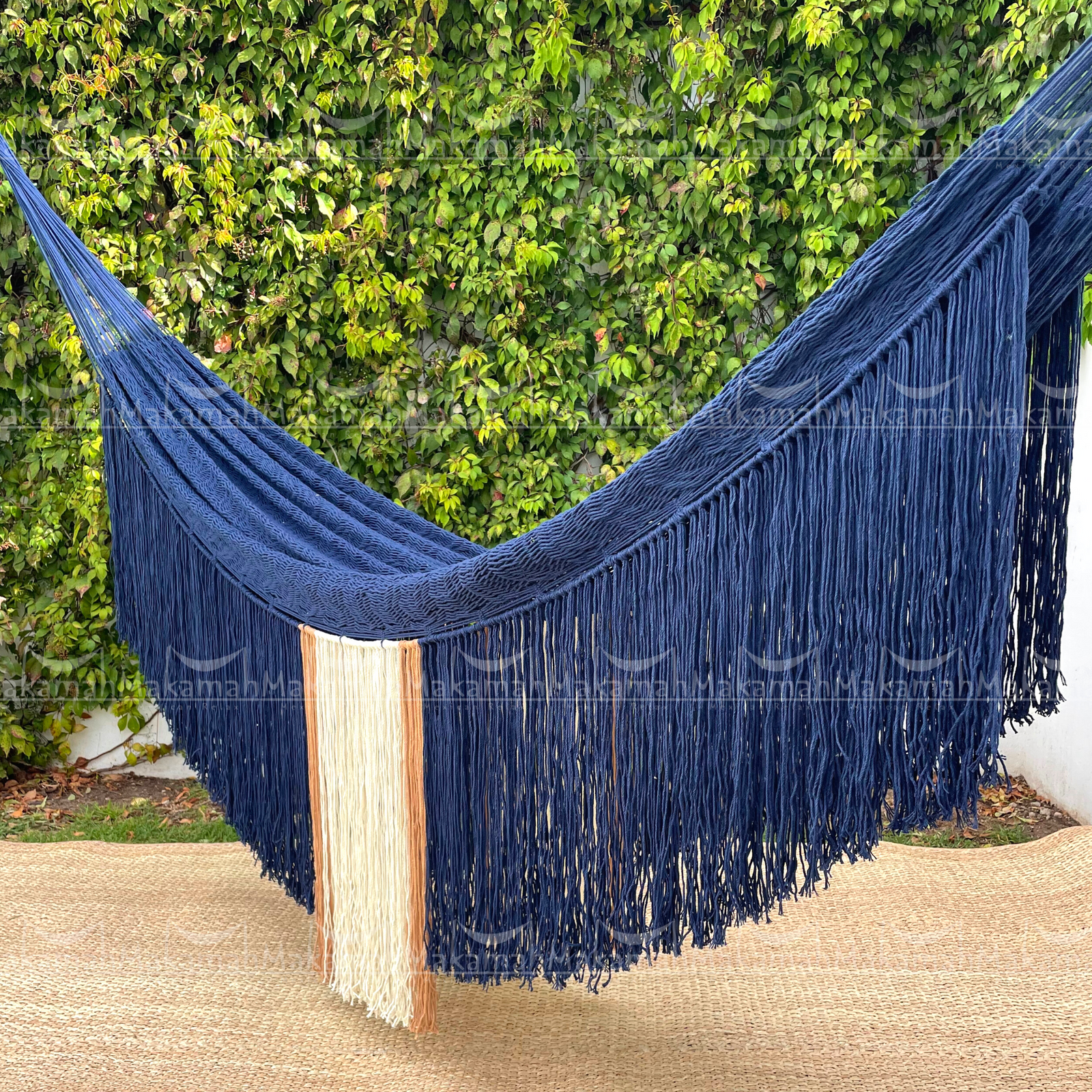 Hamaca con Flecos y Franjas Algodón BOHO