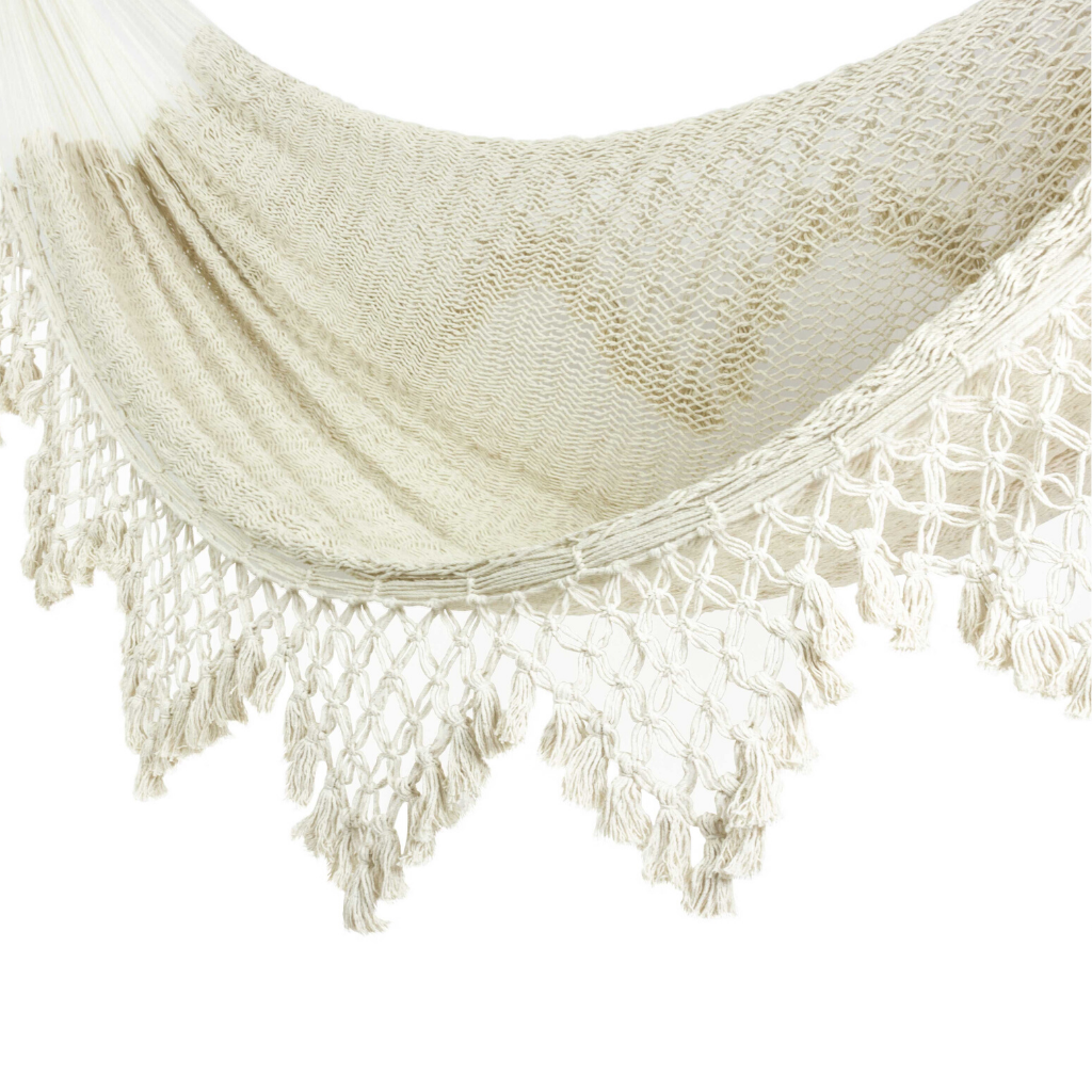 Hamaca Boho con Macramé "Marrakesh" PERSONALIZADA