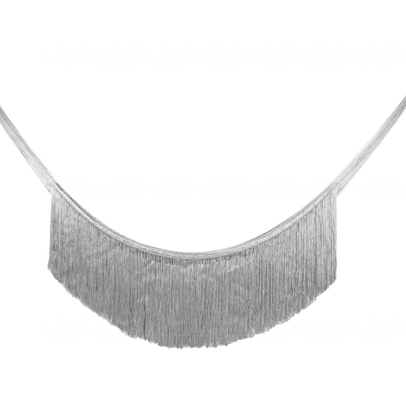 Hamacas con Flecos BOHO Gris Plata